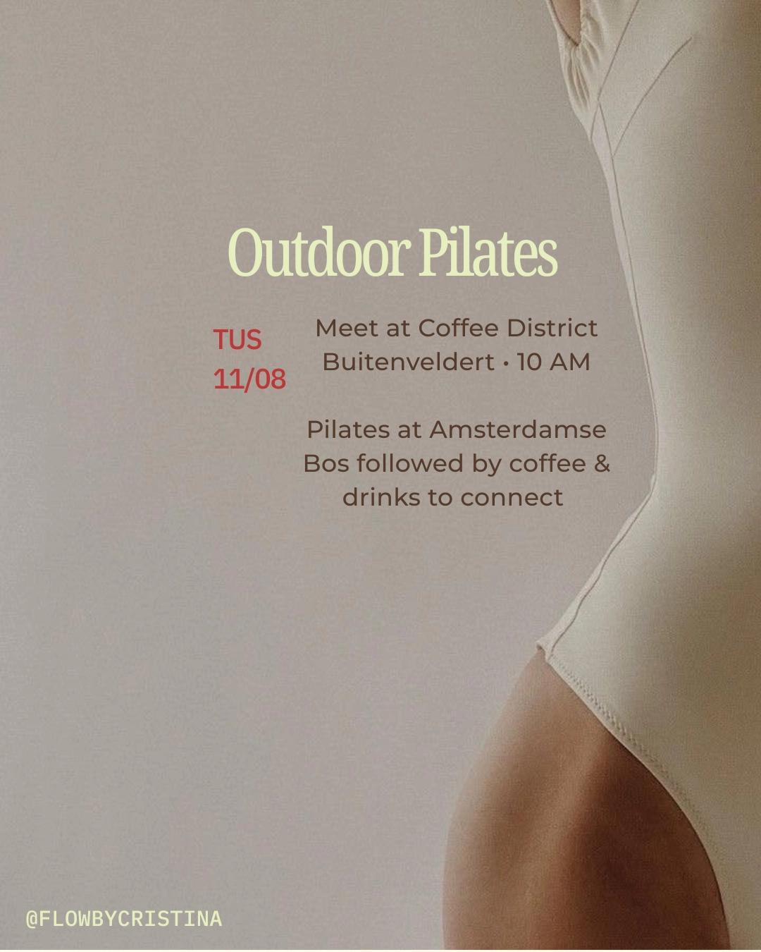 Outdoor Pilates & Coffee Connection 🧘🏻♀️☕