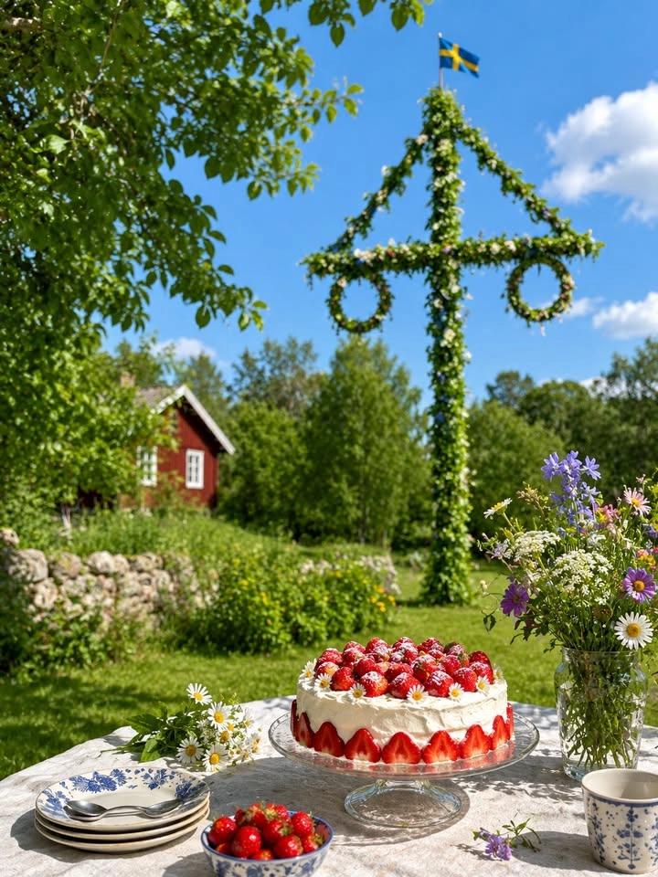 Fira midsommar med oss på Sörbo-Fjäle Bygdegård 🌸