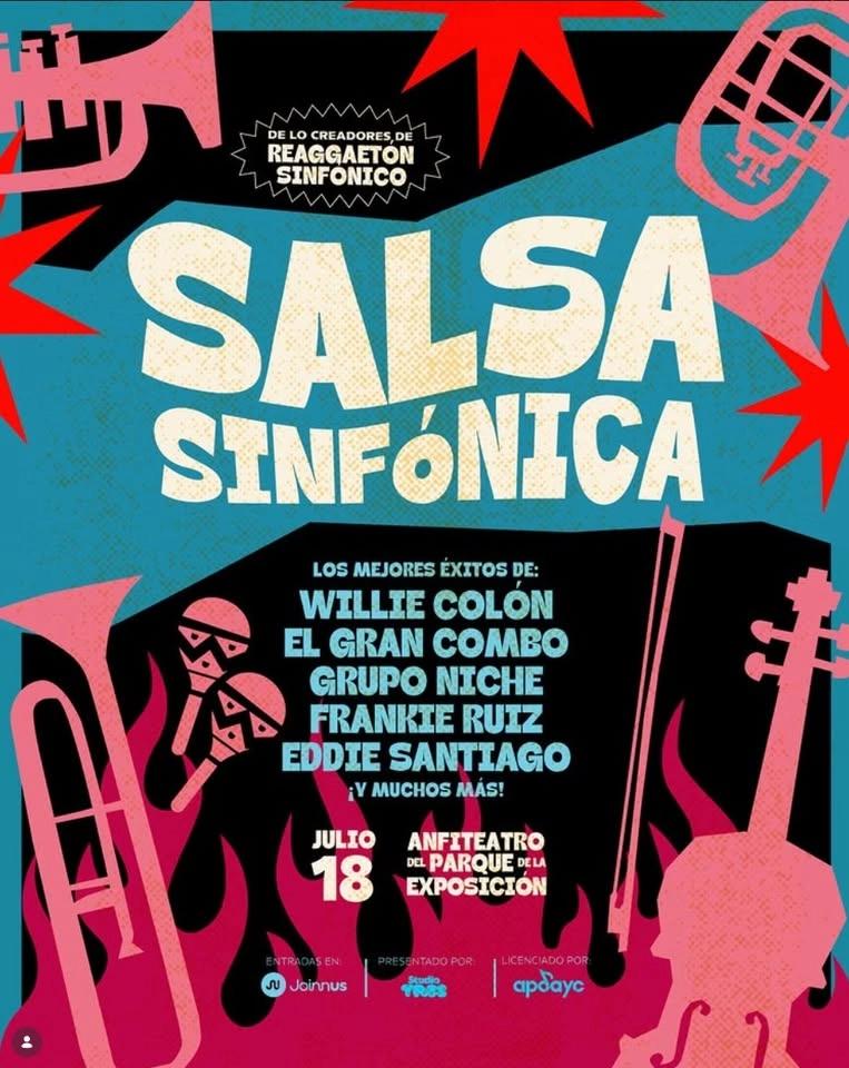 Salsa Sinfónica en Lima - 18 julio - Parque de la exposición