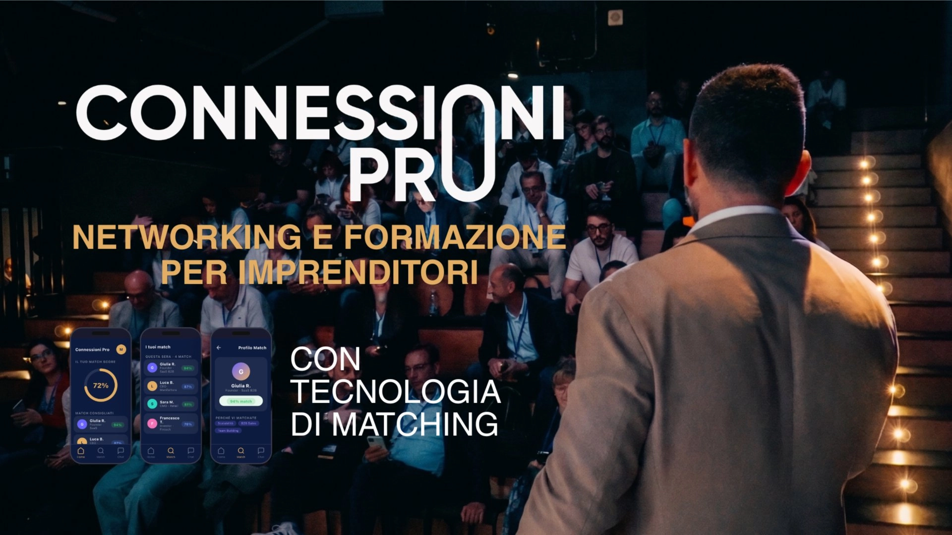 L'evento di networking e formazione per imprenditori (con app di matching)