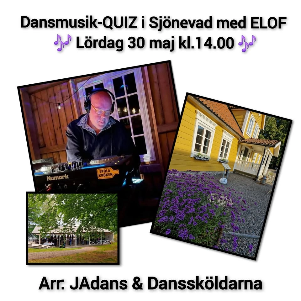 Dansmusik-QUIZ med ELOF 💛 Sjönevads Gästis