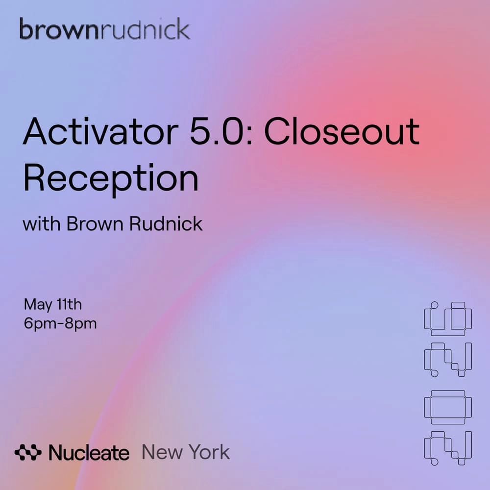 Nucleate NY Activator 5.0 Closeout Reception