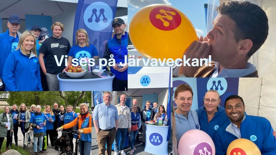 Moderaterna på Järvaveckan 2026