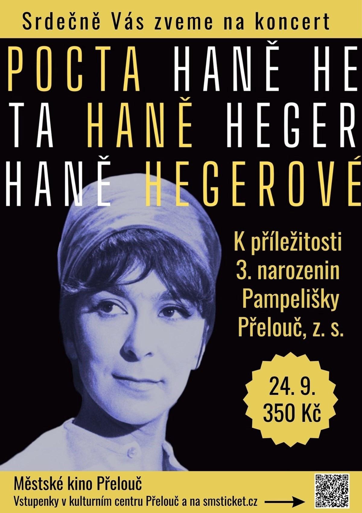 POCTA HANĚ HEGEROVÉ pro Pampelišku Přelouč