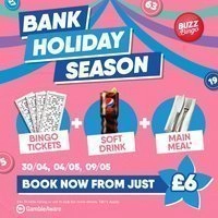 Bank Holiday Season - Buzz Bingo Blackburn 04/05