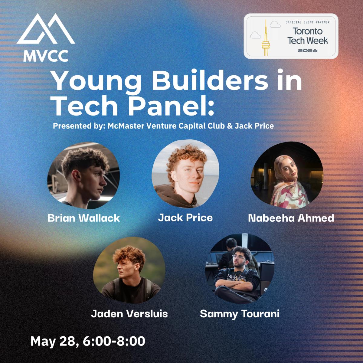 McMaster Venture Capital Club x Jack Price: Young Builders in Tech