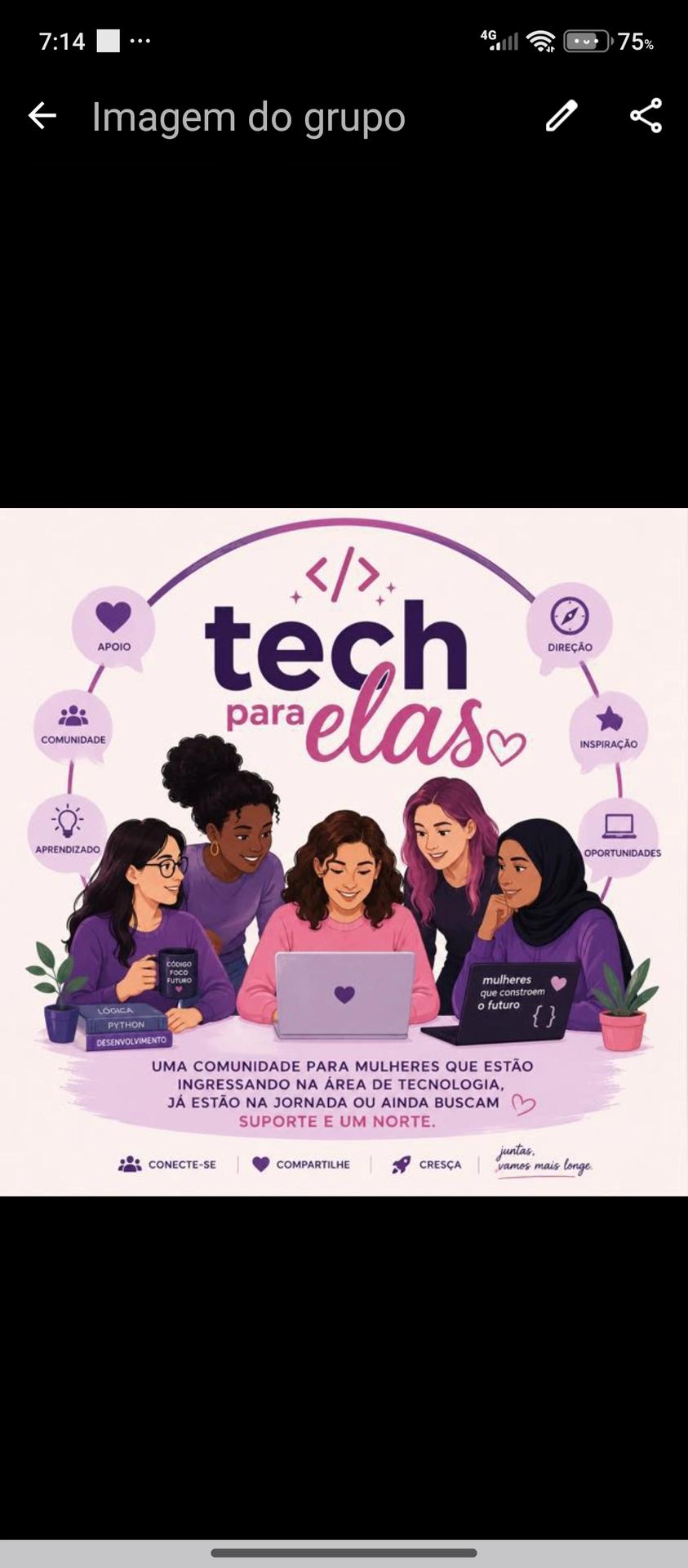 💜 Tech para Elas — 1º Encontro da Comunidade