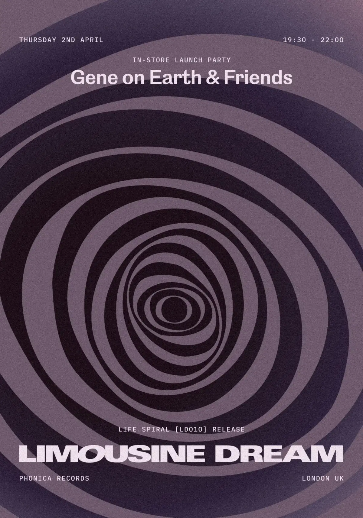 Phonica In-store: Gene On Earth & Friends (Limousine Dream)