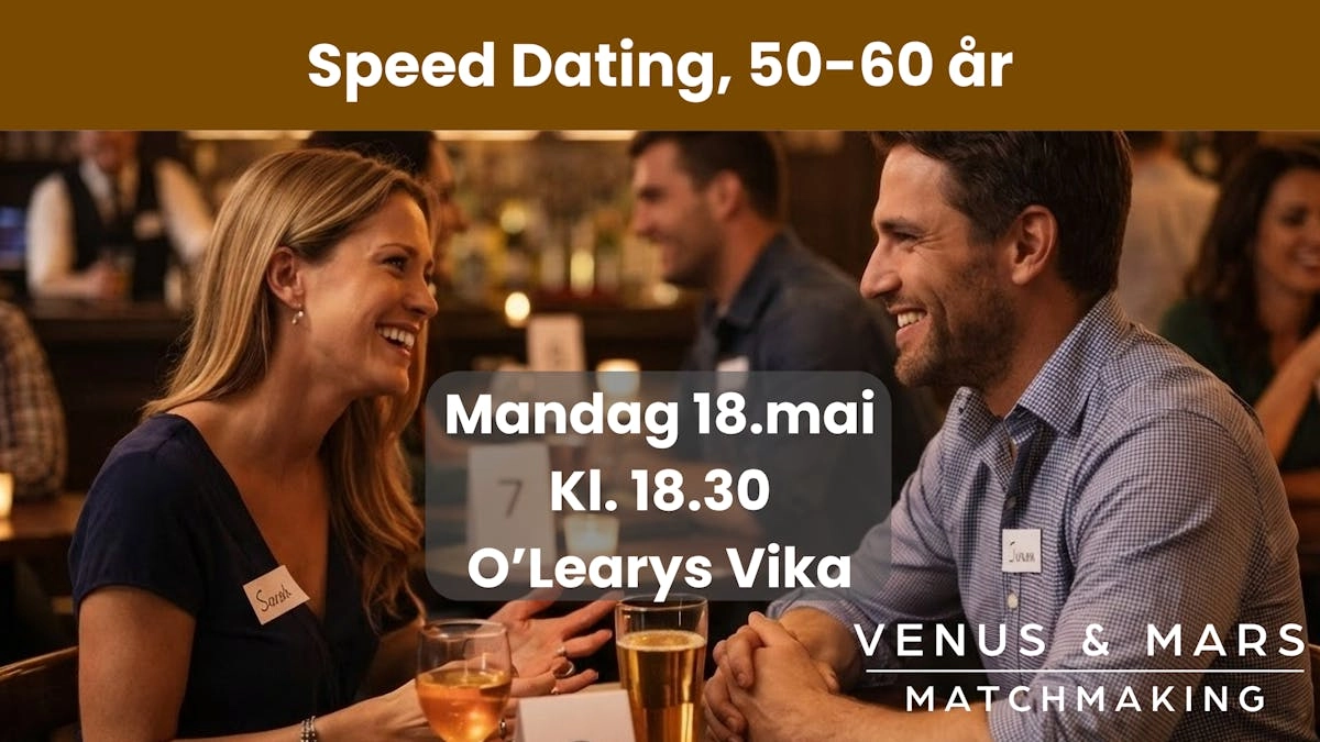 Speed Dating 50-60 år i Oslo