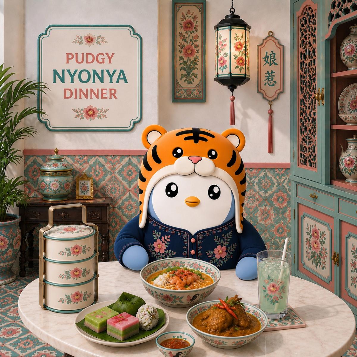 Pudgy Malaysia Nyonya Dinner