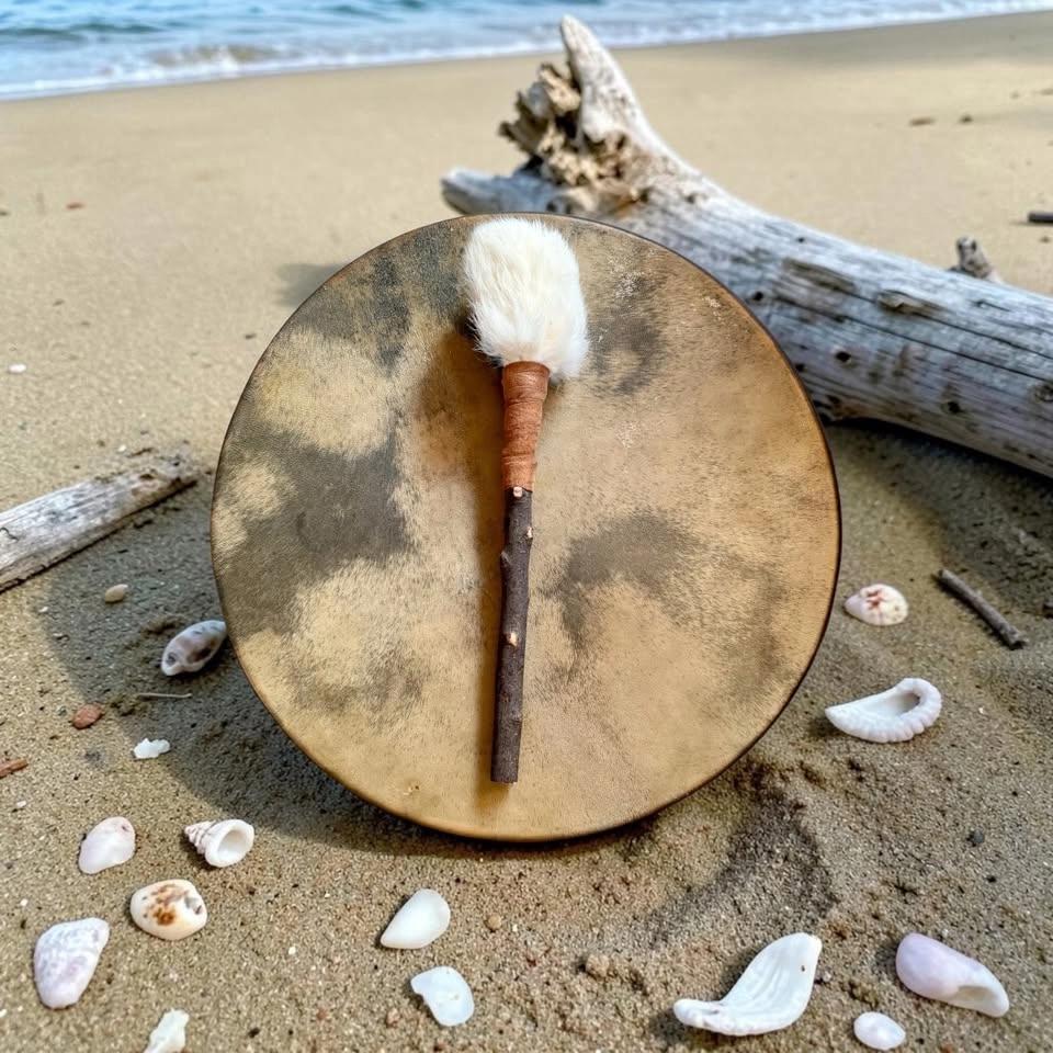 Sjamanendrum Workshop aan ZEE -VOL-