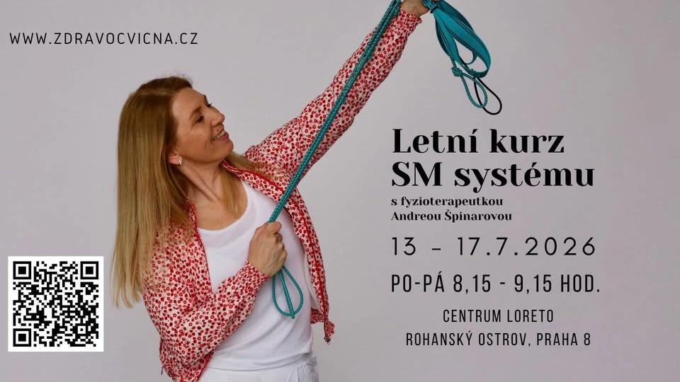 Letní kurz SM systému - zdravá záda, Praha 8.