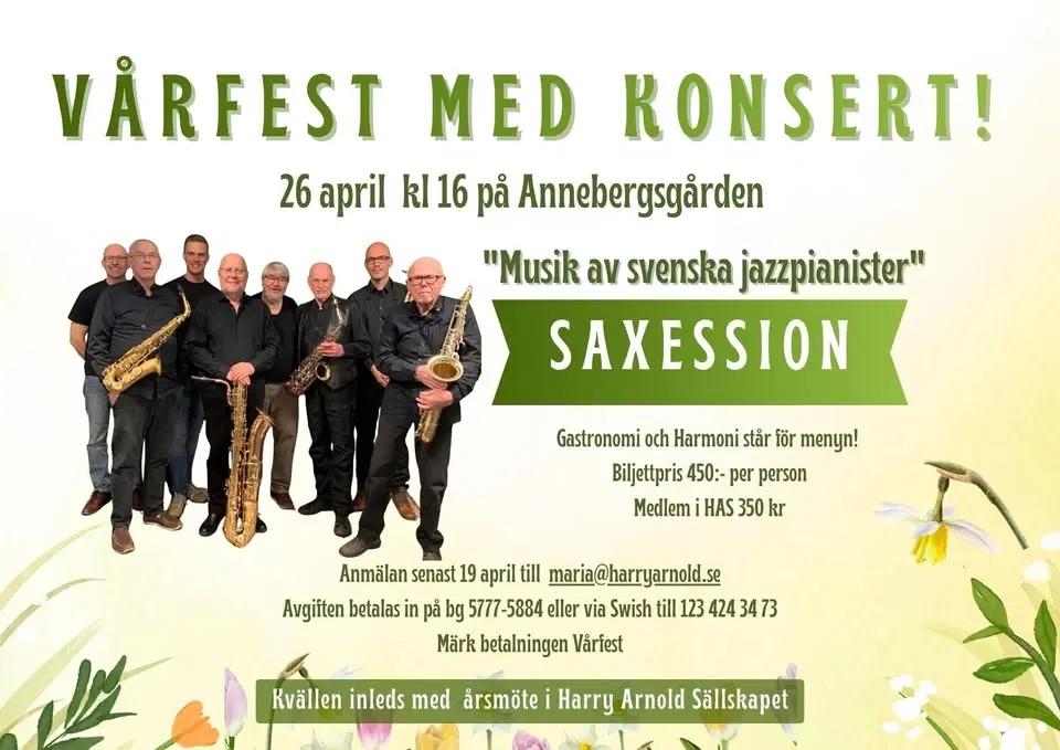 Vårfest och premiär för Saxession!