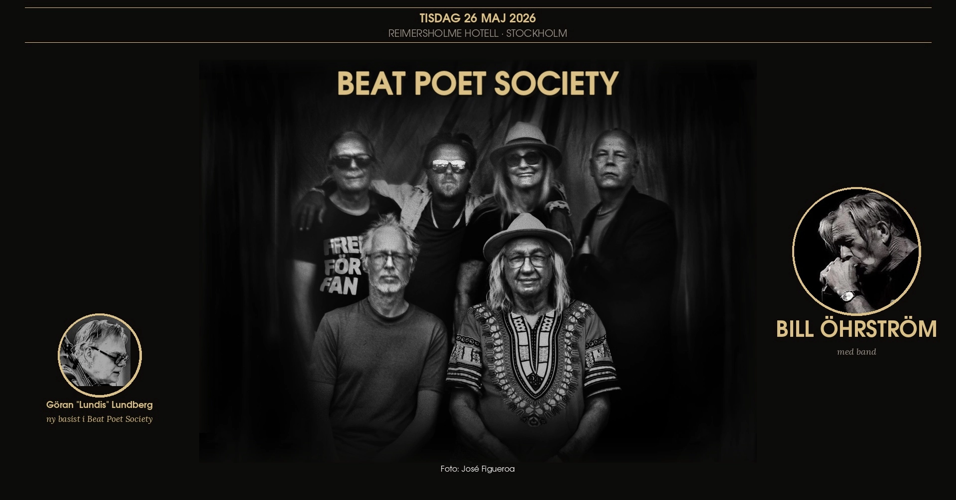 Beat Poet Society + Bill Öhrström och Kenny Håkansson + Christer Lyssarides