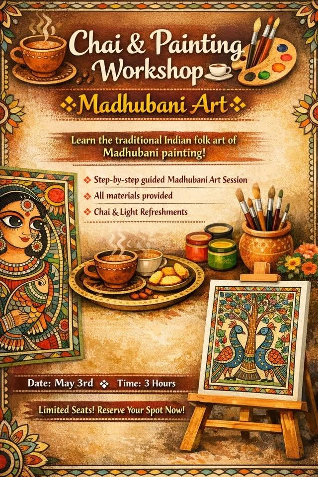Chai and Paint Madhubani Art Women's Workshop