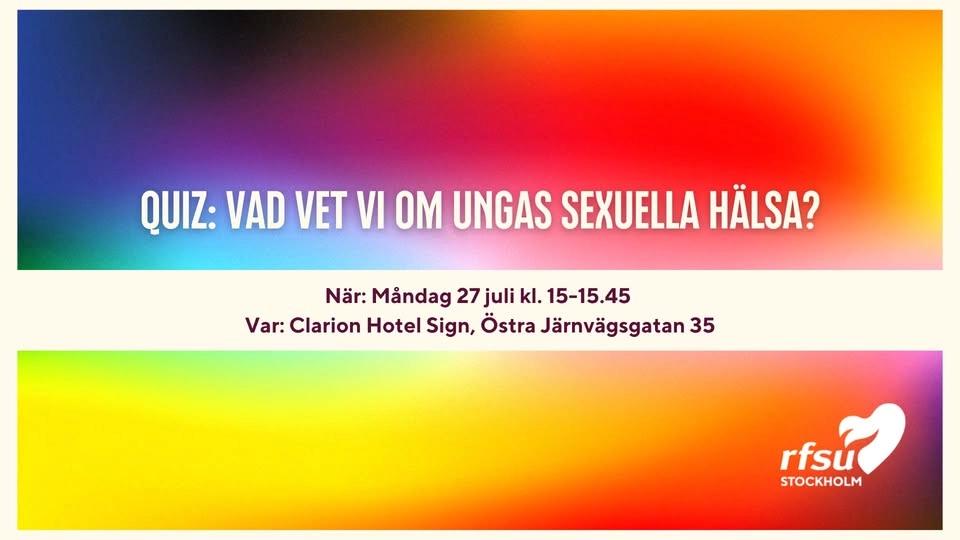 Quiz: Vad vet vi om ungas sexuella hälsa?