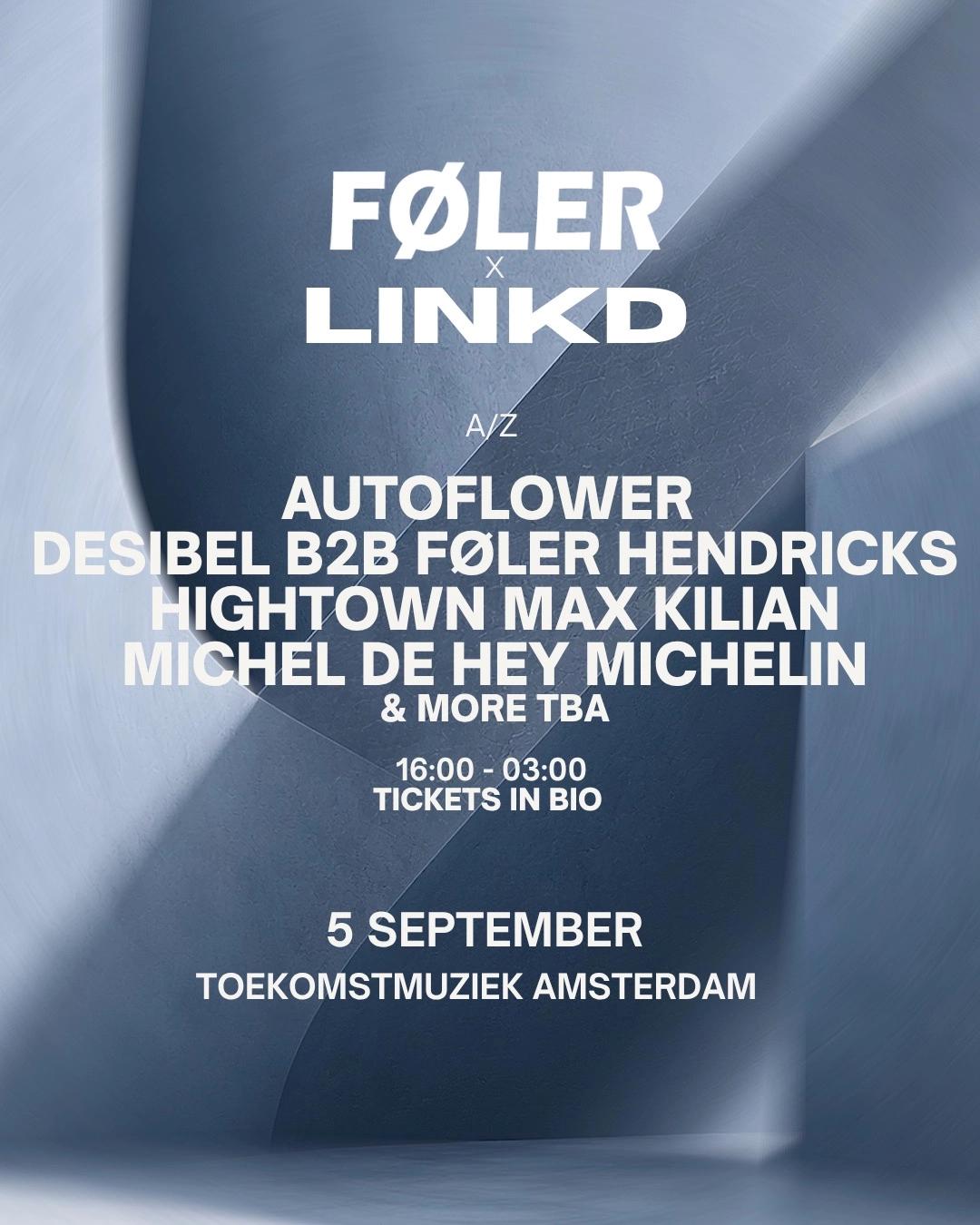 Føler x LINKD x Toekomstmuziek minifestival