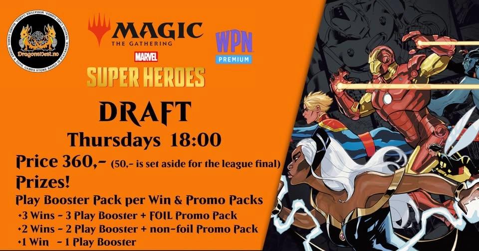 MTG x Marvel Super Heroes - Draft Season! 🦸♂️🏄♂️☄️🦹♂️