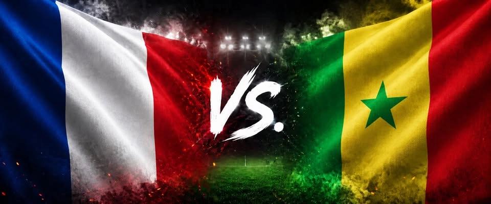 Frankrike vs Senegal på Summer Garden