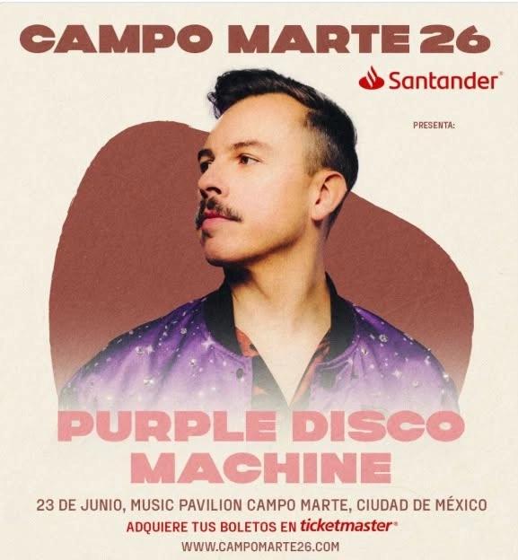 Purple Disco Machine at CDMX