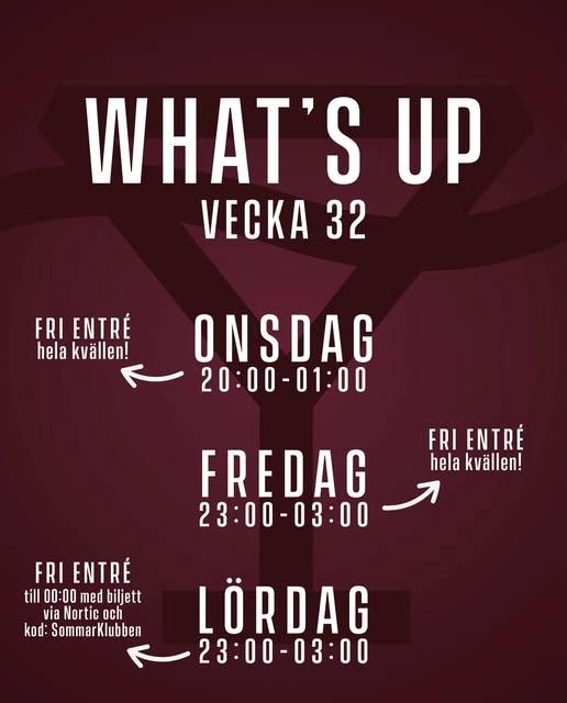 Onsdagsklubben - Vecka 32