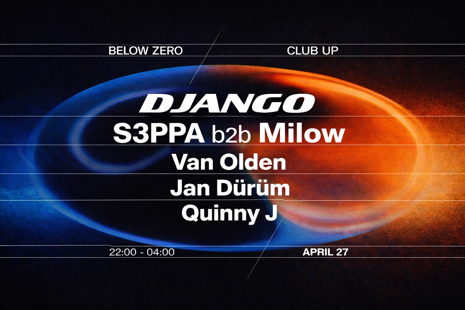 K-Day Pop-Up Party (city centre) with DJANGO, S3PPA b2b Milow - hard house & garage