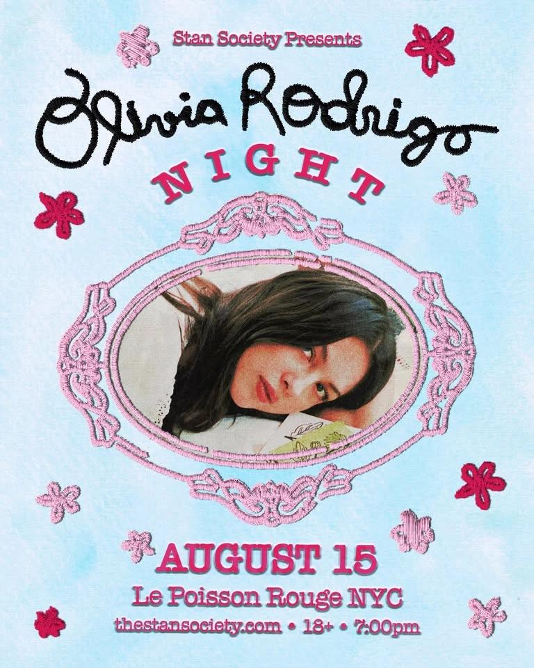Stan Society presents: Olivia Rodrigo Night