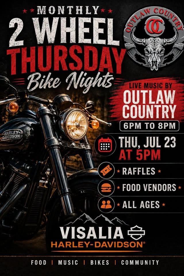 Monthly 2 Wheel Thursday Bike Nights