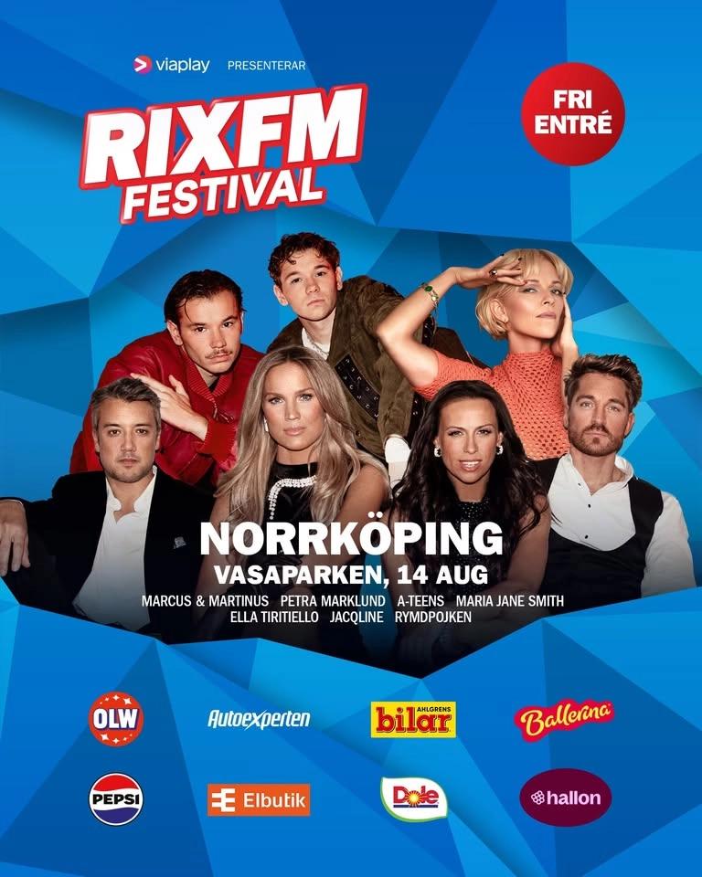 RIX FM Festival Norrköping 2026