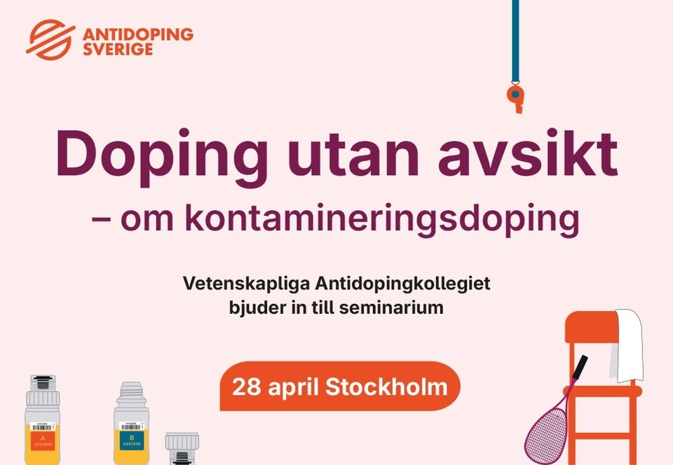 Symposium om kontamineringsdoping - Doping utan avsikt