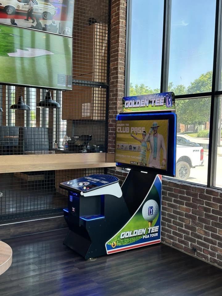 Inaugural Golden Tee Tournament at Shark Club