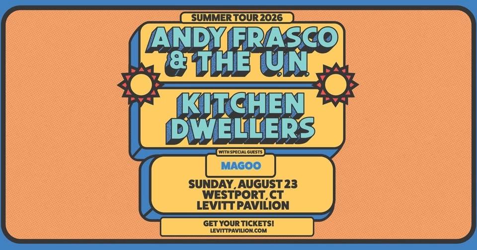 ANDY FRASCO & THE U.N. and KITCHEN DWELLERS w/s/g MAGOO