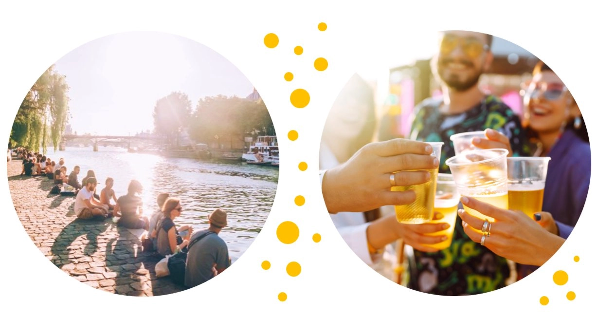 🍹💬😊 MUSIC APÉRO ♫ ♪ ♫💃 QUAIS de SEINE 😍🌳⛵