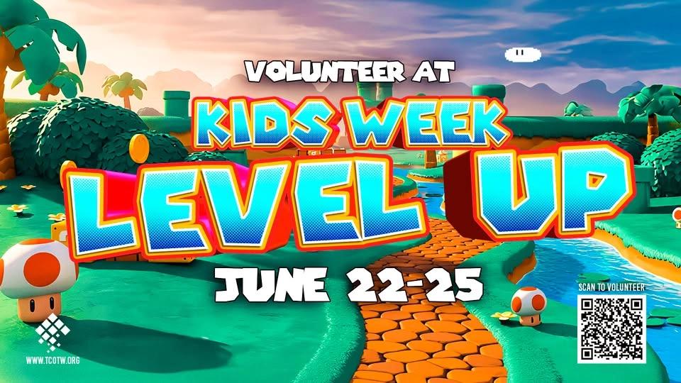 Volunteer at Kids Week "Level Up"