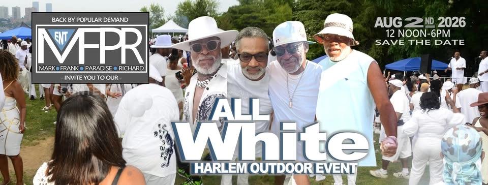 HARLEM ALL WHITE OUTDOOR EVENT