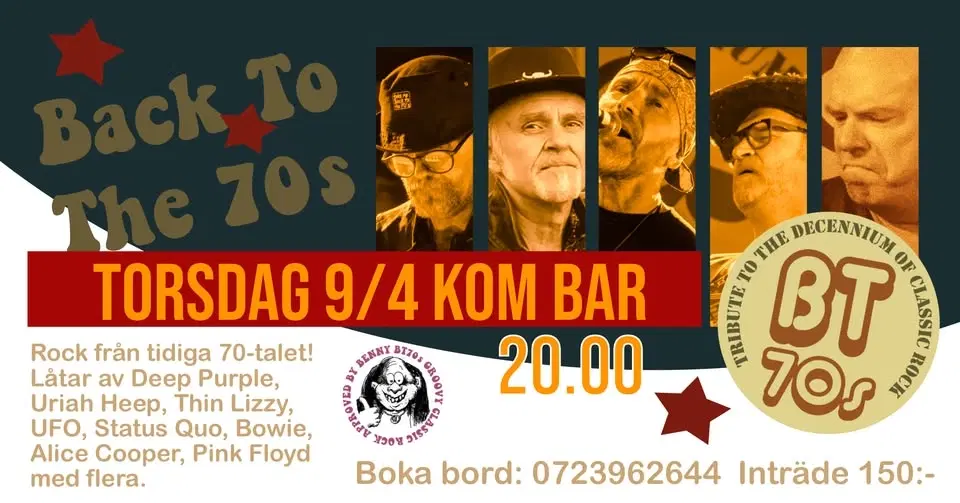 Back to The 70s! - Rock från tidiga 70-talet