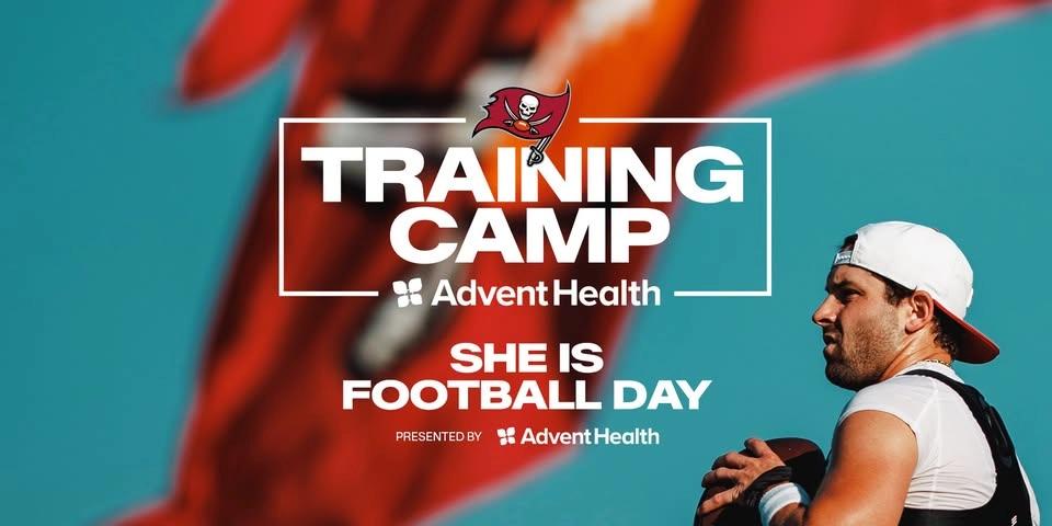 2026 Buccaneers Training Camp - She is Football Day