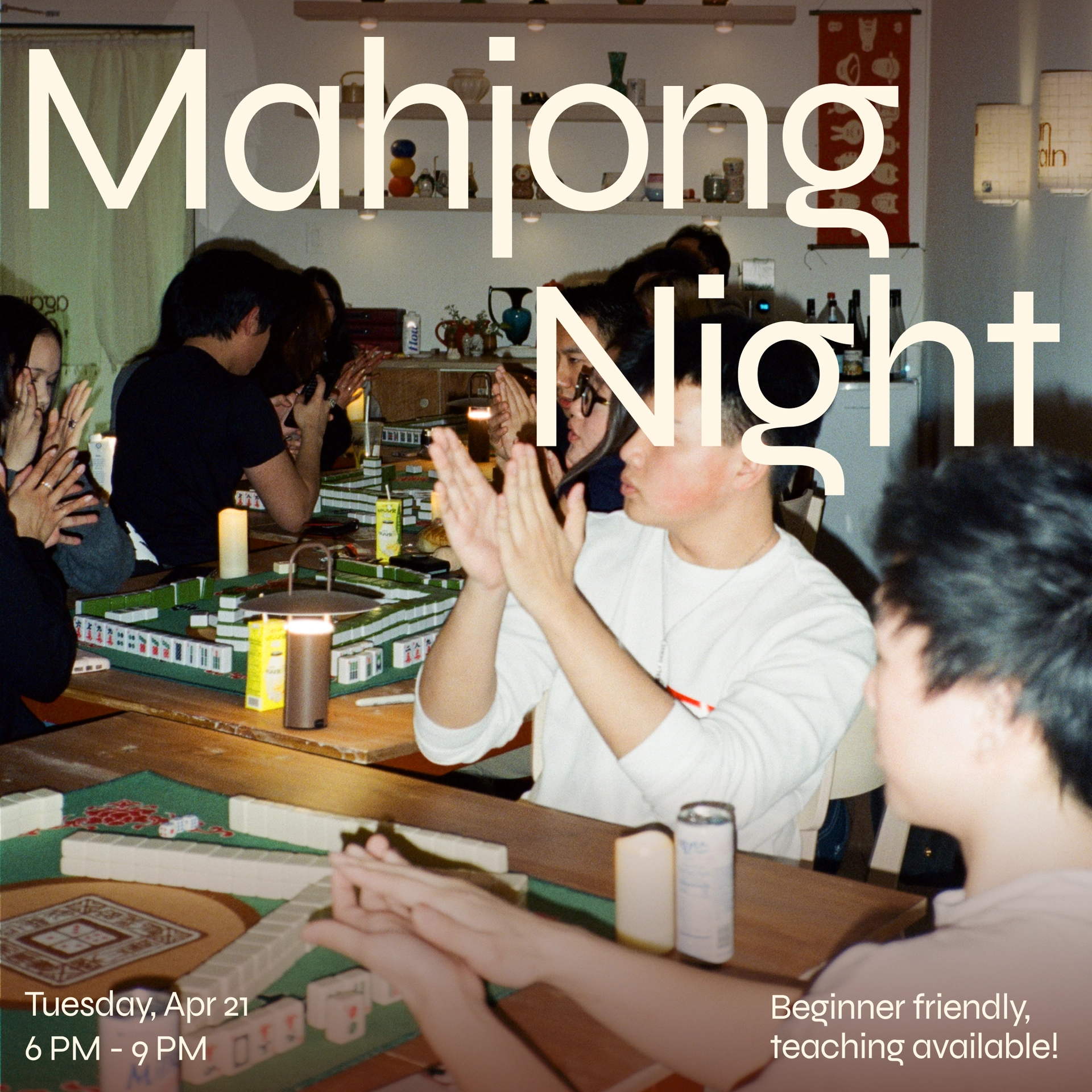 Mahjong Night (Beginner friendly!)