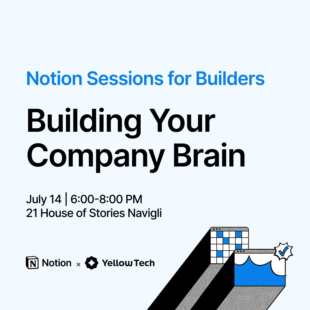 Notion x Yellow Tech live event - Building Your Company Brain
