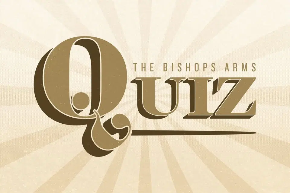 Pub Quizz på The Bishops Arms