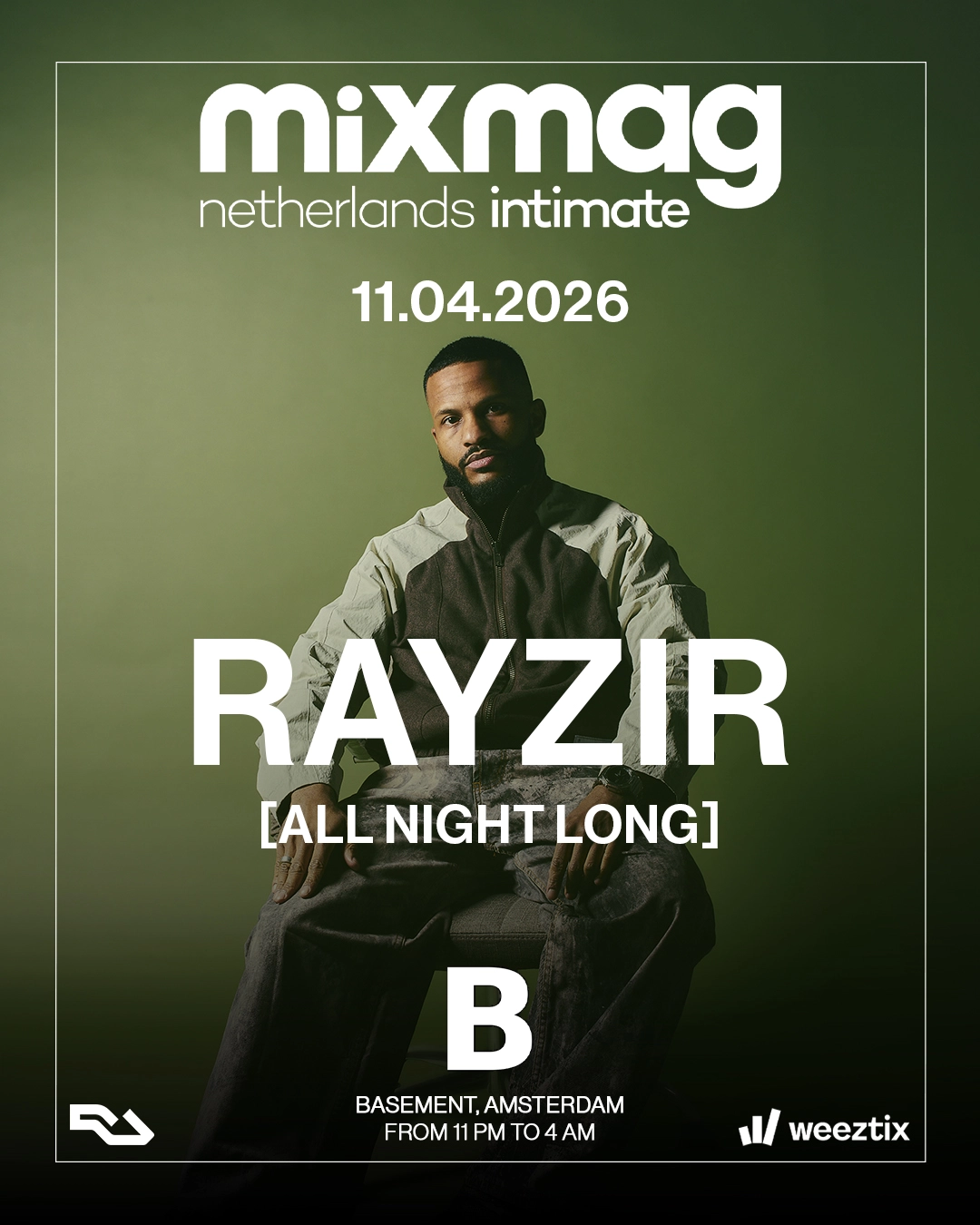 MIXMAG INTIMATE SESSIONS - Rayzir (All Night Long)