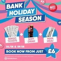 Bank Holiday Season - Buzz Bingo Stockport 04/05