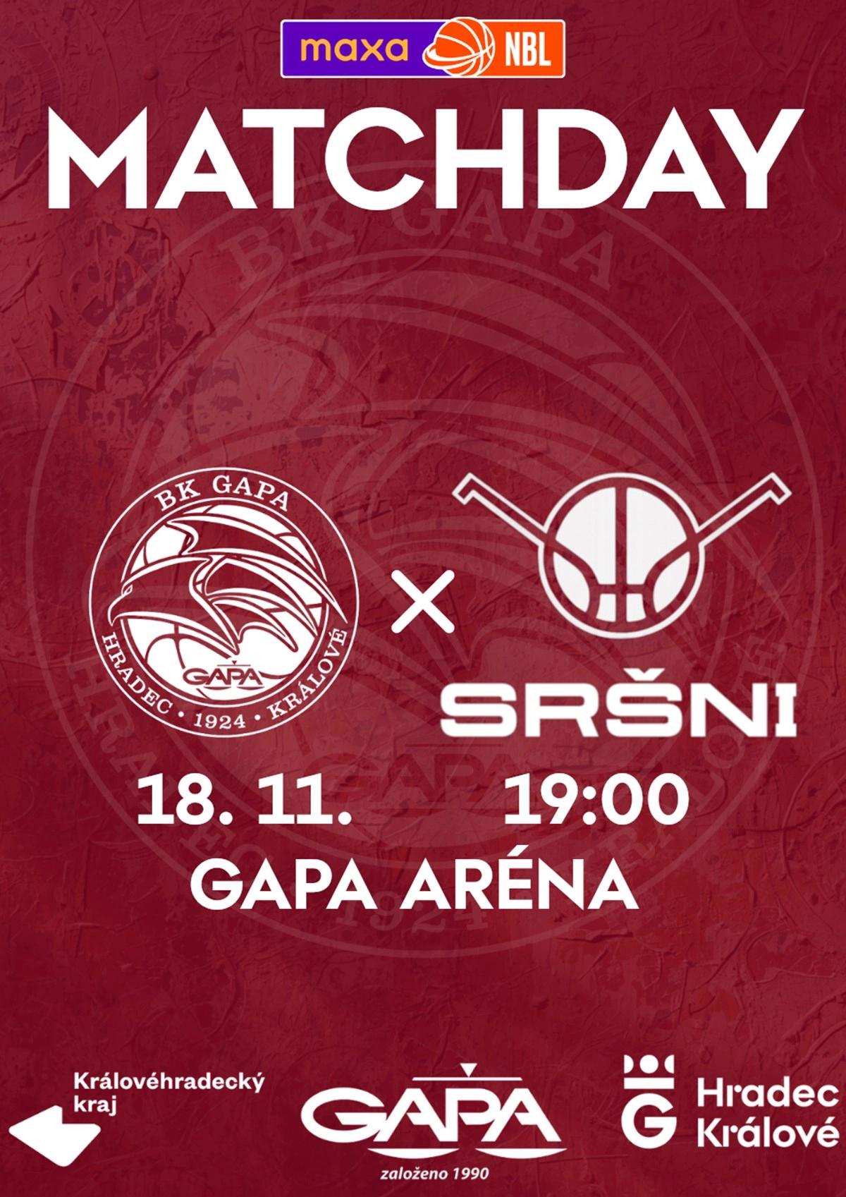 13.kolo MAXA NBL BK GAPA Hradec Králové x Sršni Písek