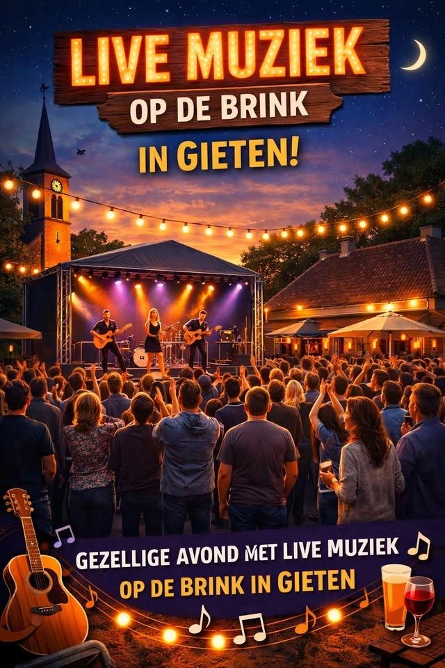 Livemuziek op de Brink