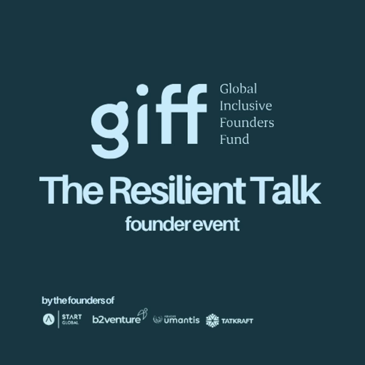 Resilience Talk: Founder Event