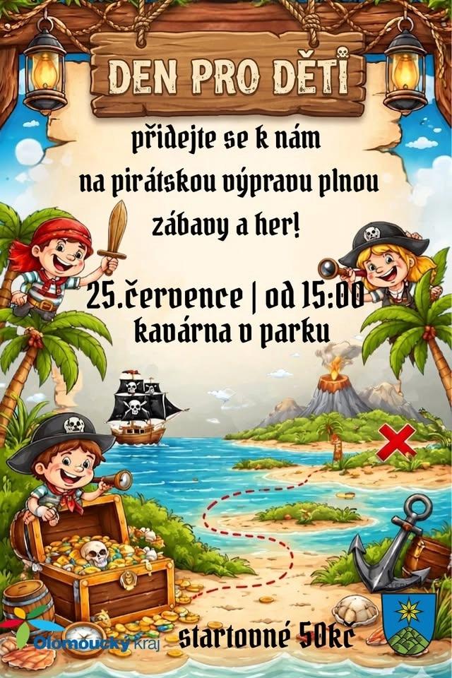 🏴☠️⚓ Pirátský den pro děti v parku! ⚓🏴☠️
