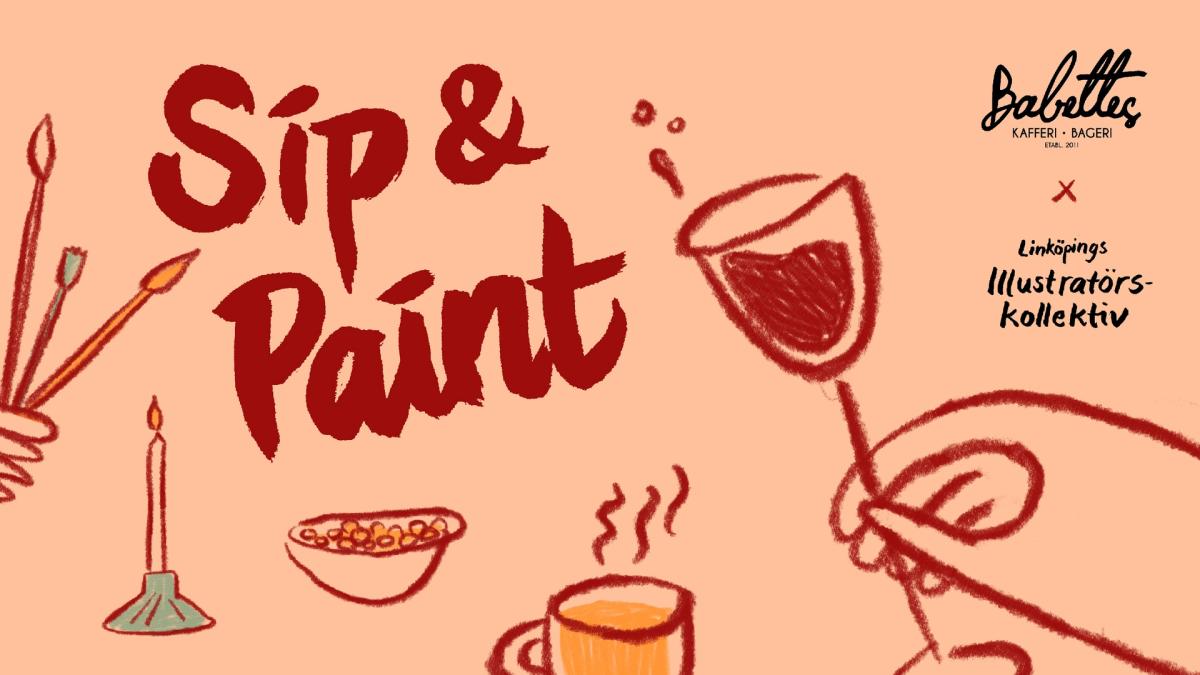 Sip & paint: Akrylmåleri - Jul edition!