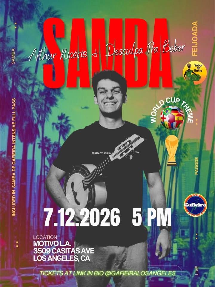 Roda de Samba w/ Arthur Nicácio & Desculpa Pra Beber