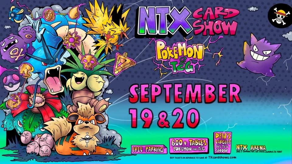 NTX Pokemon & TCG Card Show in Dallas / Forth Worth, Texas - September 2026