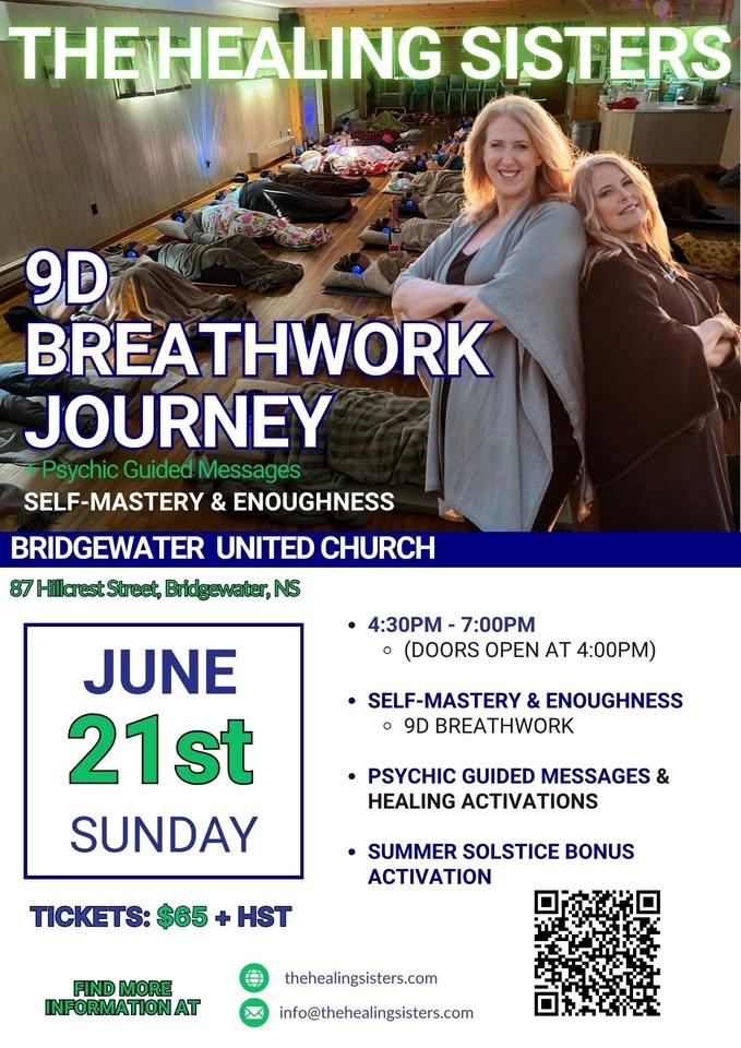 BRIDGEWATER-THE HEALING SISTERS-9D Breathwork/PSYCHIC Guided Messages + Summer SOLSTICE Bonus!
